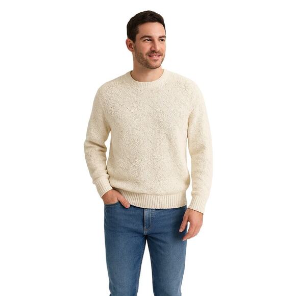 Vintage Izod Men’s Cotton Sweater Size L Made in USA - Picture 1 of 5